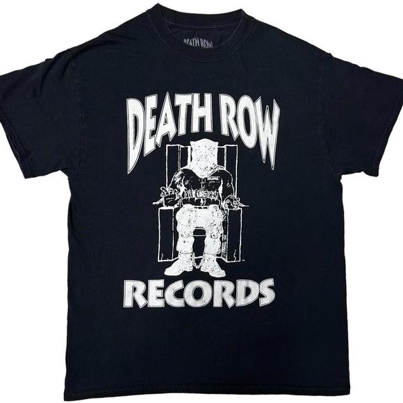 Death Row Records Graphic Ripple Junction T-Shirt Mens M - Picture 1 of 5